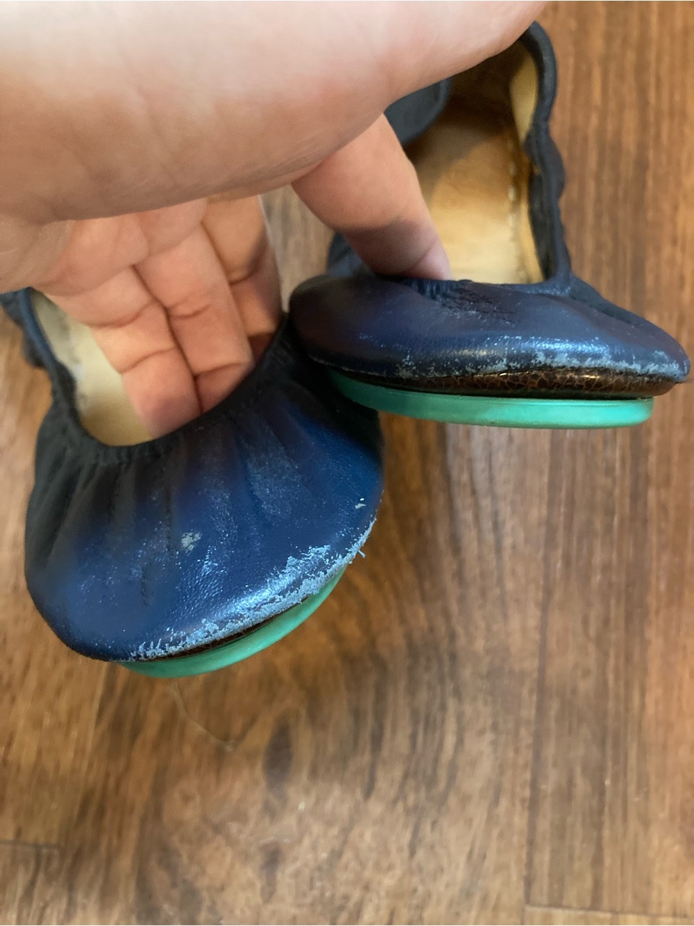 Tieks California Navy Flat - Picture 6 of 9